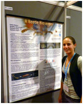 Kelly Bailey displaying her poster at the 20th World Biosensor Congress